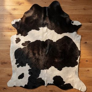 Black and White Cowhide Rug